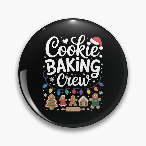 Item preview, Cookie Baking Crew Funny Festive Sweet Holiday Illustration designed and sold by clarabersetart.