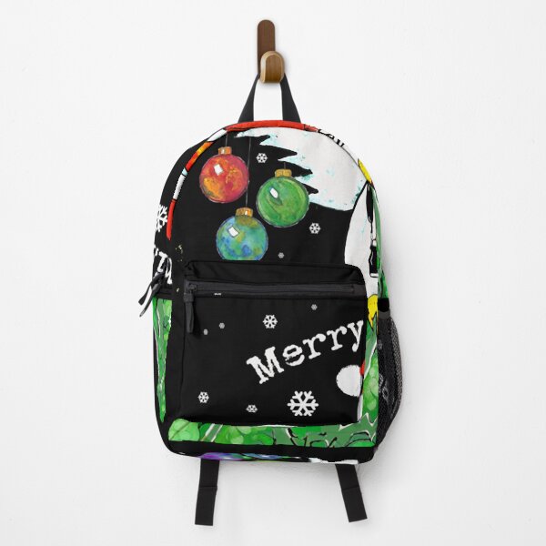 Item preview, Merry Christmas Watercolor Chicken Funny Festive Holiday Illustration designed and sold by clarabersetart.