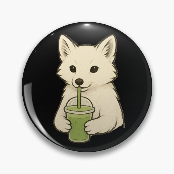 Item preview, drink matcha with Arctic Fox designed and sold by Ach&Koor.