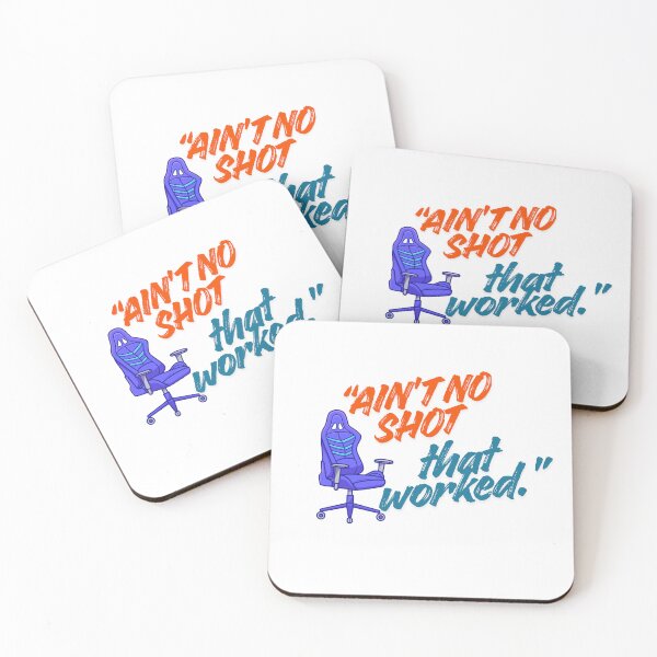Item preview, Ain’t No Shot That Worked Gaming Quote designed and sold by SloganSauce.