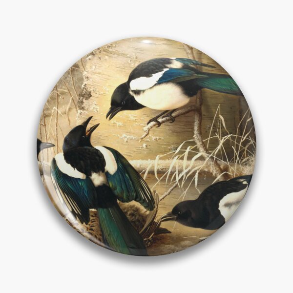 Item preview, Magpies round a dead female capercaillie, 1867, by Ferdinand von Wright designed and sold by AngyDesigns49.