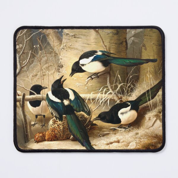 Item preview, Magpies round a dead female capercaillie, 1867, by Ferdinand von Wright designed and sold by AngyDesigns49.