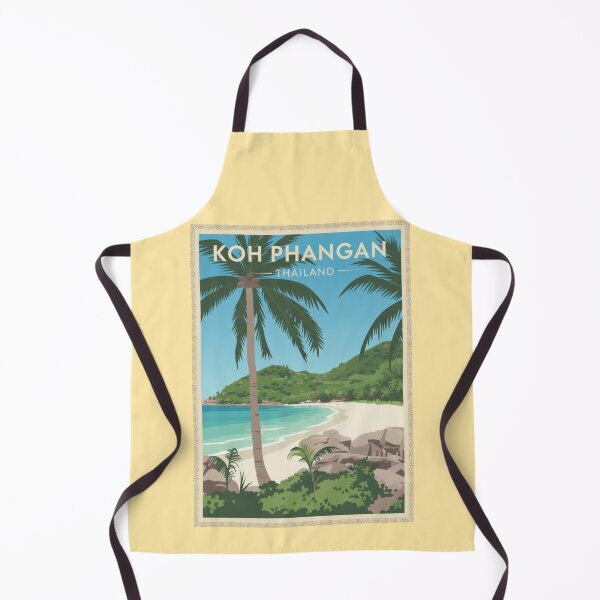 Item preview, Koh Phangan Vintage Travel Art - Bottle Beach - Thailand designed and sold by Wanderprintt.