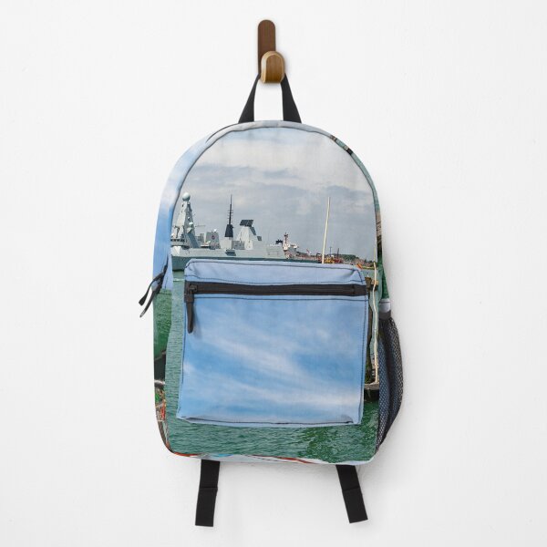 Item preview, Thames Barge 'Alice' with HMS Duncan designed and sold by HazyApplePhoto.