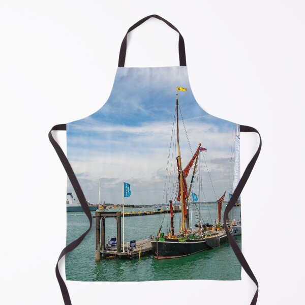 Item preview, Thames Barge 'Alice' with HMS Duncan designed and sold by HazyApplePhoto.