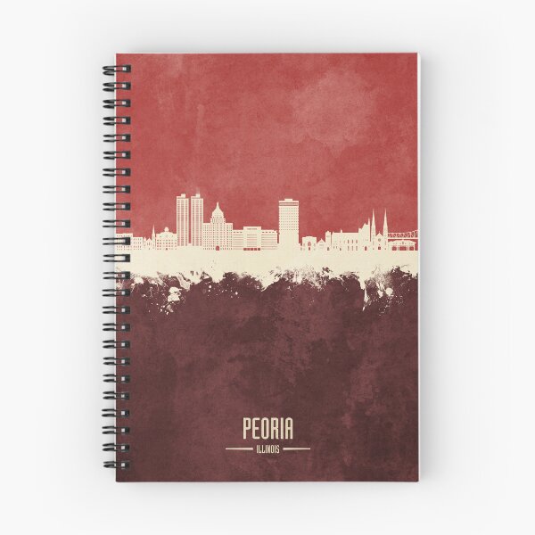 Item preview, Peoria Illinois Skyline designed and sold by ArtPrints.
