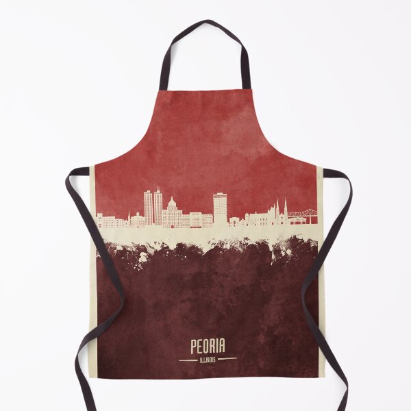 Item preview, Peoria Illinois Skyline designed and sold by ArtPrints.