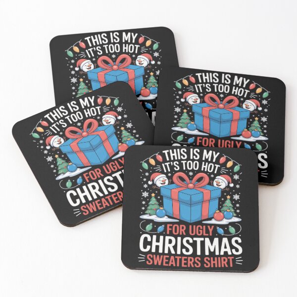 Item preview, Christmas My Funny It's This Shirt Hot For Ugly Too Sweaters Meme Is designed and sold by JasonCorvar.