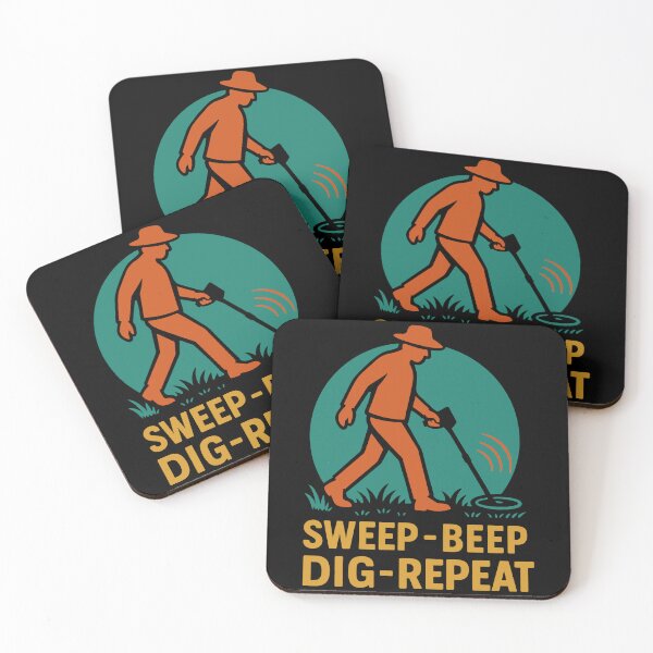 Item preview, Metal Detecting Enthusiast Sweep Beep Dig Repeat designed and sold by LuminOrb.