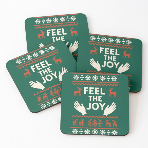 Item preview, FEEL THE JOY – Green Nordic Christmas Knit-Style Design designed and sold by JonathanP514.