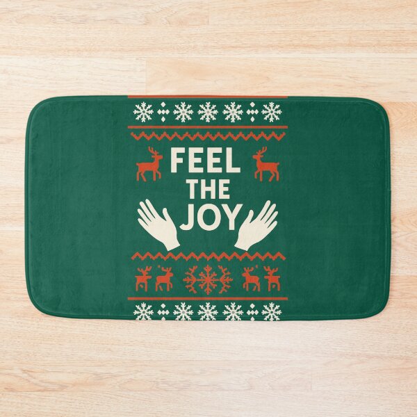 Item preview, FEEL THE JOY – Green Nordic Christmas Knit-Style Design designed and sold by JonathanP514.