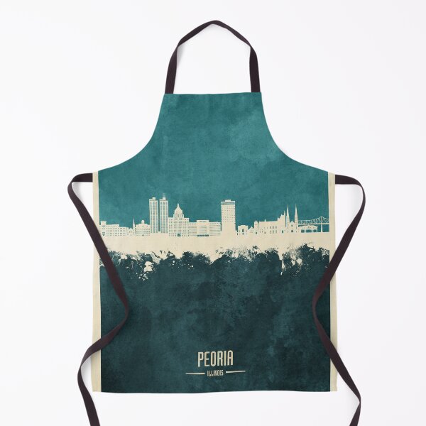 Item preview, Peoria Illinois Skyline designed and sold by ArtPrints.