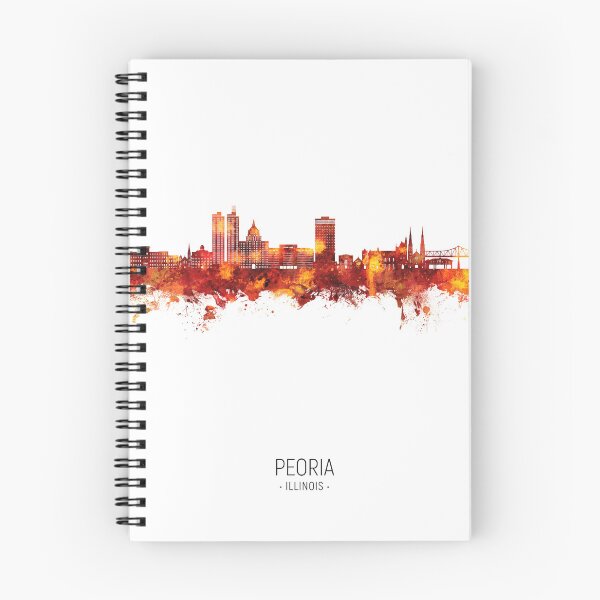 Item preview, Peoria Illinois Skyline designed and sold by ArtPrints.