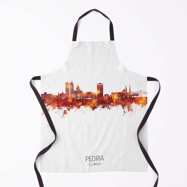 Item preview, Peoria Illinois Skyline designed and sold by ArtPrints.