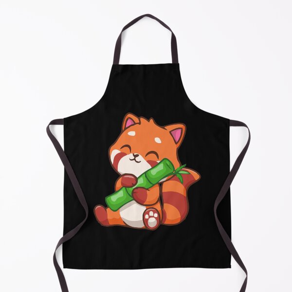 Item preview, Cute Red Panda Hugging Bamboo – Adorable Wildlife Illustration designed and sold by T-Chou.