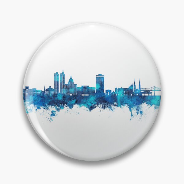 Item preview, Peoria Illinois Skyline designed and sold by ArtPrints.