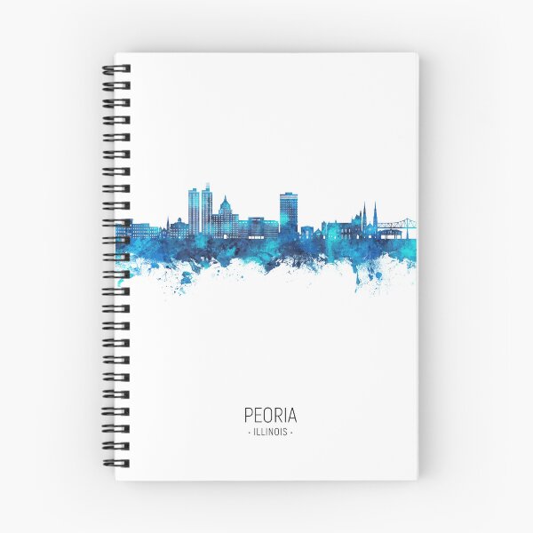 Item preview, Peoria Illinois Skyline designed and sold by ArtPrints.