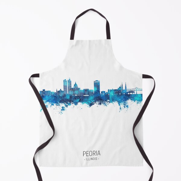 Item preview, Peoria Illinois Skyline designed and sold by ArtPrints.