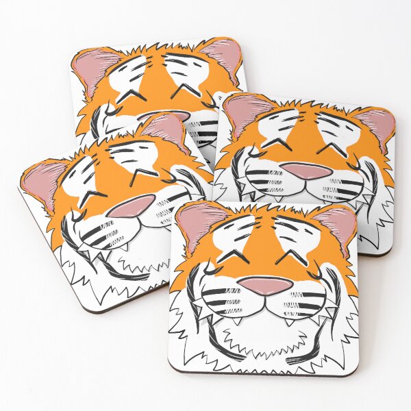 Item preview, The Friendly Tiger designed and sold by AnimalFace.