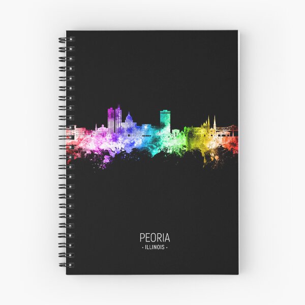 Item preview, Peoria Illinois Skyline designed and sold by ArtPrints.