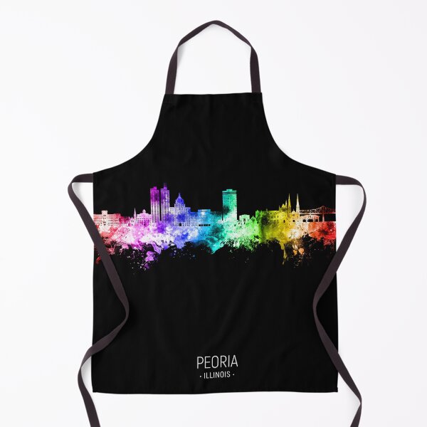 Item preview, Peoria Illinois Skyline designed and sold by ArtPrints.