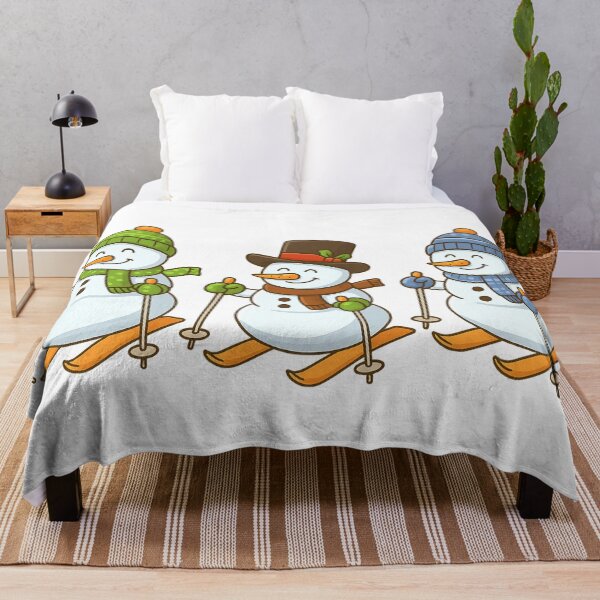 Item preview, Frosty and friends skiing in the snow designed and sold by JamesDunican.