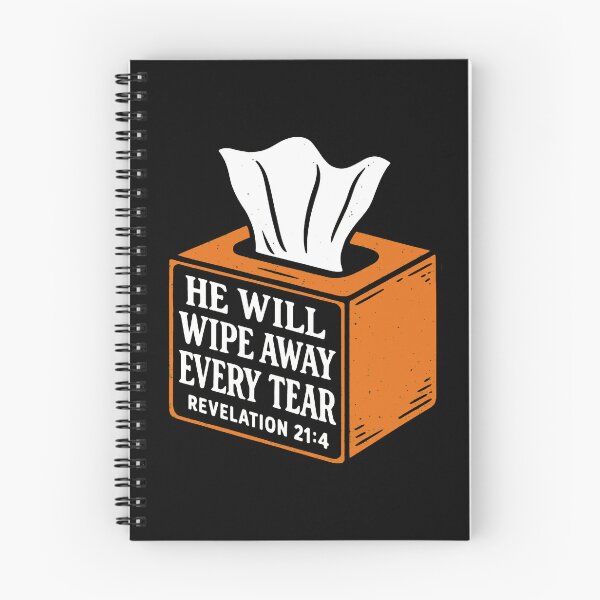 Item preview, Revelation 21:4 He Will Wipe Away Every Tear designed and sold by plushism.