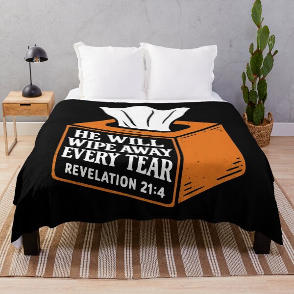 Item preview, Revelation 21:4 He Will Wipe Away Every Tear designed and sold by plushism.