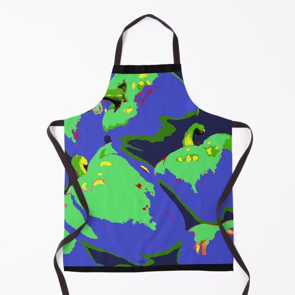 Item preview, Fun Bold Bright - Cool Bell Peppers Print in Blue and Green designed and sold by ABG Inspirational Art.