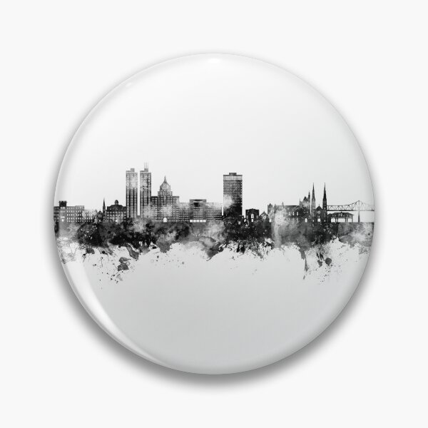 Item preview, Peoria Illinois Skyline designed and sold by ArtPrints.
