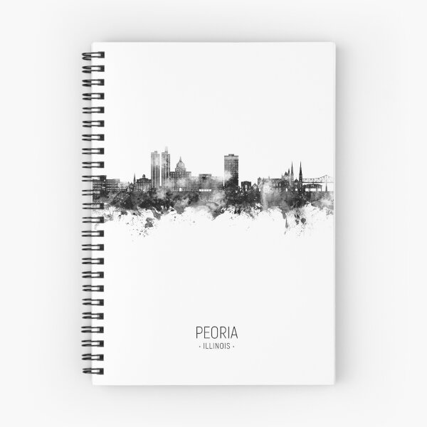 Item preview, Peoria Illinois Skyline designed and sold by ArtPrints.