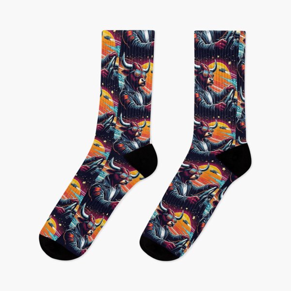 Item preview, bull driving in space designed and sold by Dogandesighn.