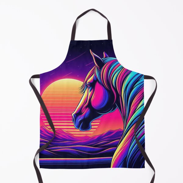 Item preview, colorful cute horse designed and sold by Dogandesighn.