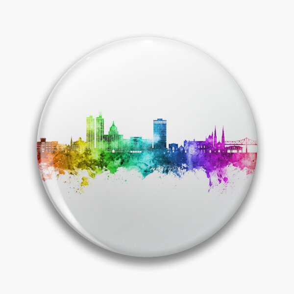 Item preview, Peoria Illinois Skyline designed and sold by ArtPrints.