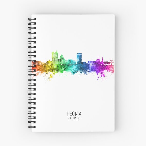 Item preview, Peoria Illinois Skyline designed and sold by ArtPrints.
