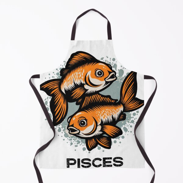 Item preview, Pisces Duality – Artistic Zodiac Fish Emblem designed and sold by ForeverPrintsOK.