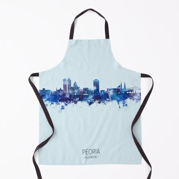 Item preview, Peoria Illinois Skyline designed and sold by ArtPrints.