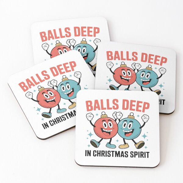 Item preview, Vintage Christmas Balls Happy Quote Deep Couple Holiday In designed and sold by JasonesNance.