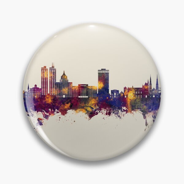 Item preview, Peoria Illinois Skyline designed and sold by ArtPrints.