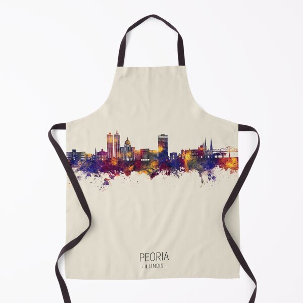 Item preview, Peoria Illinois Skyline designed and sold by ArtPrints.
