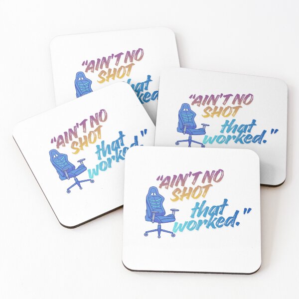Item preview, Ain’t No Shot That Worked Gaming style Quote designed and sold by SloganSauce.