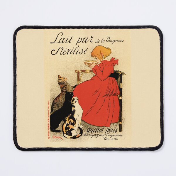 Item preview, "Lait Pur de la Vingeanne – Stérilisé" - vintage French advertising design designed and sold by Grand Illusions.