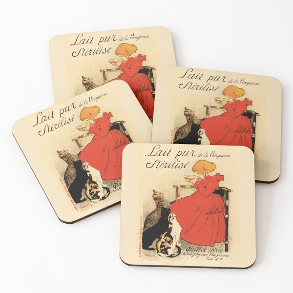Item preview, "Lait Pur de la Vingeanne – Stérilisé" - vintage French advertising design designed and sold by Grand Illusions.