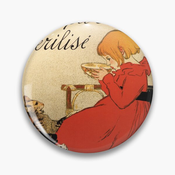 Item preview, "Lait Pur de la Vingeanne – Stérilisé" - vintage French advertising design designed and sold by Grand Illusions.