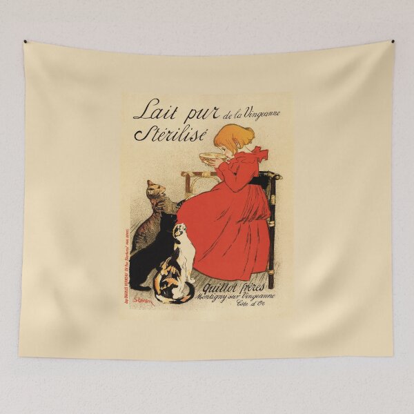 Item preview, "Lait Pur de la Vingeanne – Stérilisé" - vintage French advertising design designed and sold by Grand Illusions.
