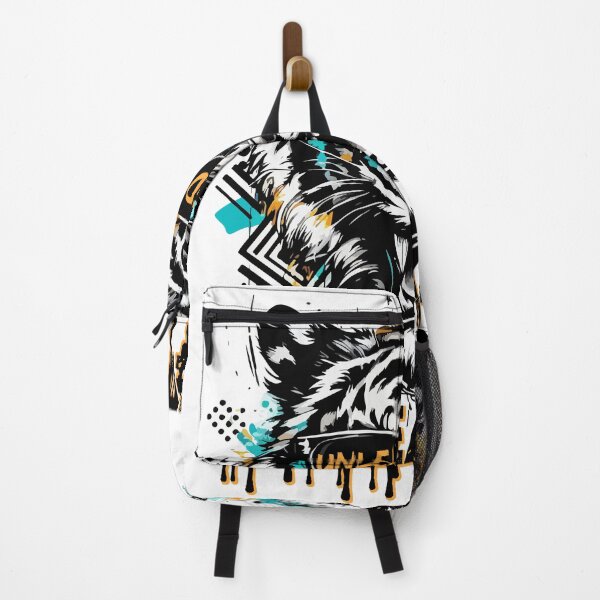 Item preview, Unleashed Cool Tiger with Sunglasses - Neon Splatter Streetwear Art designed and sold by Design-Pro-21.