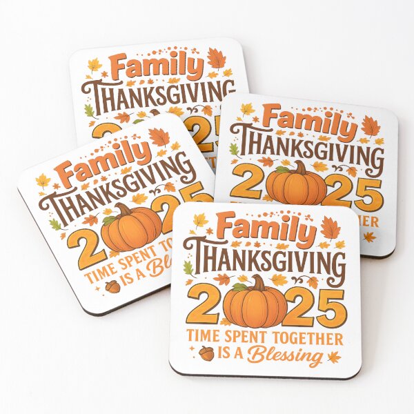 Item preview, Family Thanksgiving 2025 Time Spent Together Is Blessing  designed and sold by hemagamo.