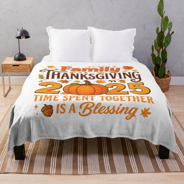 Item preview, Family Thanksgiving 2025 Time Spent Together Is Blessing designed and sold by hemagamo.