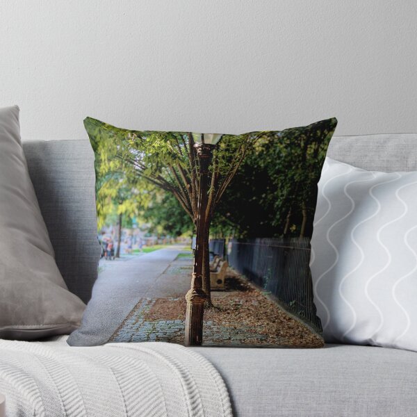 Item preview, Vintage NYC Lamppost Cobblestone Sidewalk Brooklyn designed and sold by ErtsDeals.