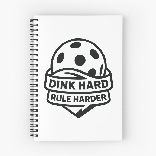 Item preview, Dink Hard Rule Harder – Bold Pickleball Typography Emblem designed and sold by techy-rrr.